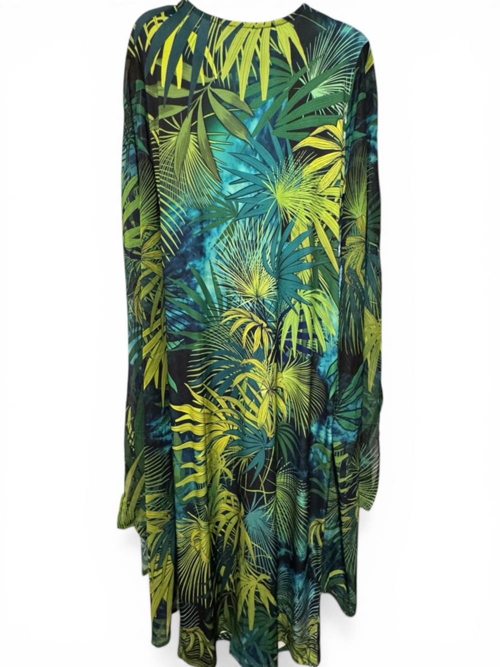 VENUS Plus Tropical Palm Print Flowy Sleeves Maxi Dress🌴 - Picture 4 of 10
